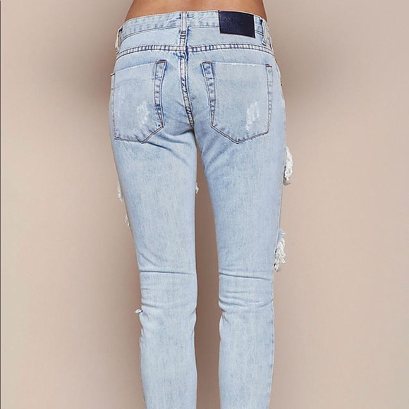 ONE TEASPOON Freebirds Jeans Size 22 - Picture 2 of 6